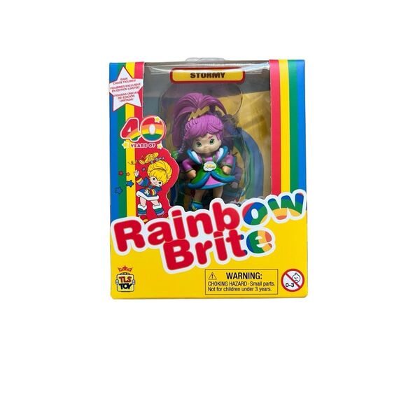 TLS Rainbow Brite Stormy 40th Anniversary Mini Figure New in Box Cheebee - Picture 1 of 3